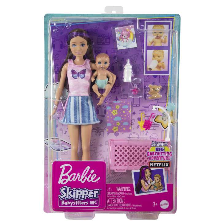 Barbie Babysitters Inc: Skipper Set Hora De Dormir