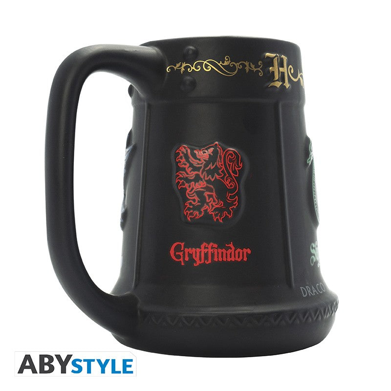 ABYstyle Taza 3D: Harry Potter - Cuatro Casas 650 ml.