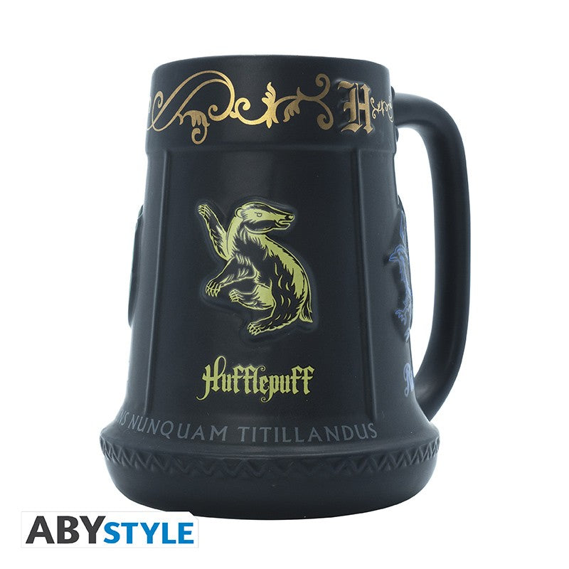 ABYstyle Taza 3D: Harry Potter - Cuatro Casas 650 ml.