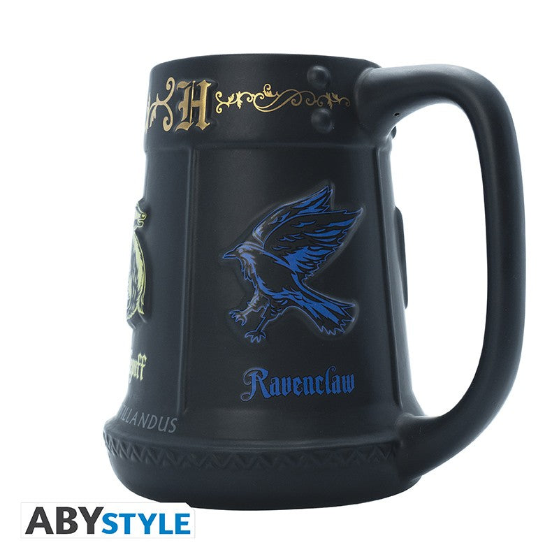 ABYstyle Taza 3D: Harry Potter - Cuatro Casas 650 ml.