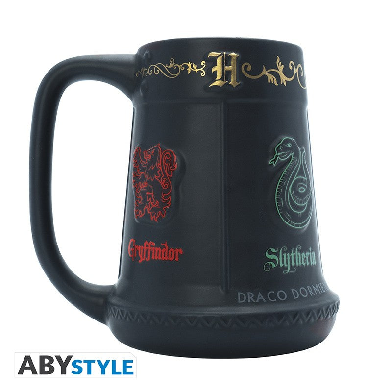 ABYstyle Taza 3D: Harry Potter - Cuatro Casas 650 ml.