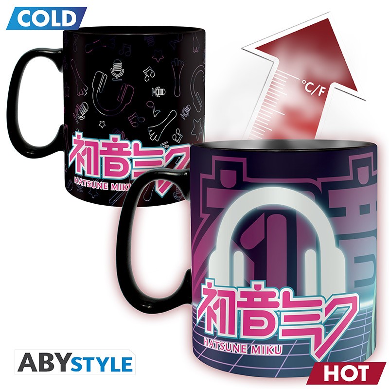 ABYstyle Taza Termocromatica: Hatsune Miku - Miku 460 ml