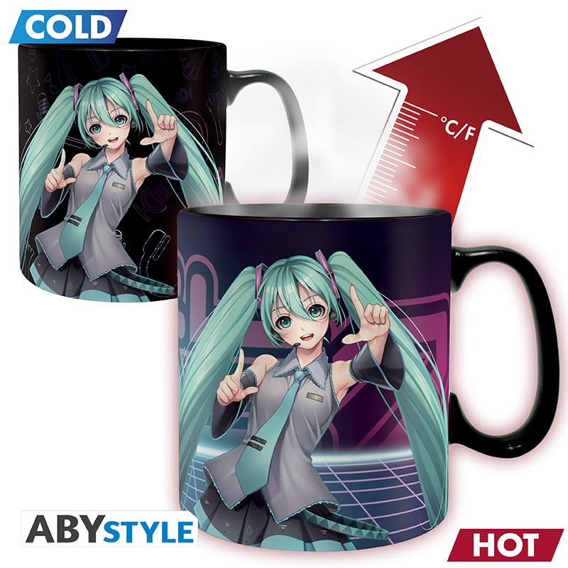 ABYstyle Taza Termocromatica: Hatsune Miku - Miku 460 ml