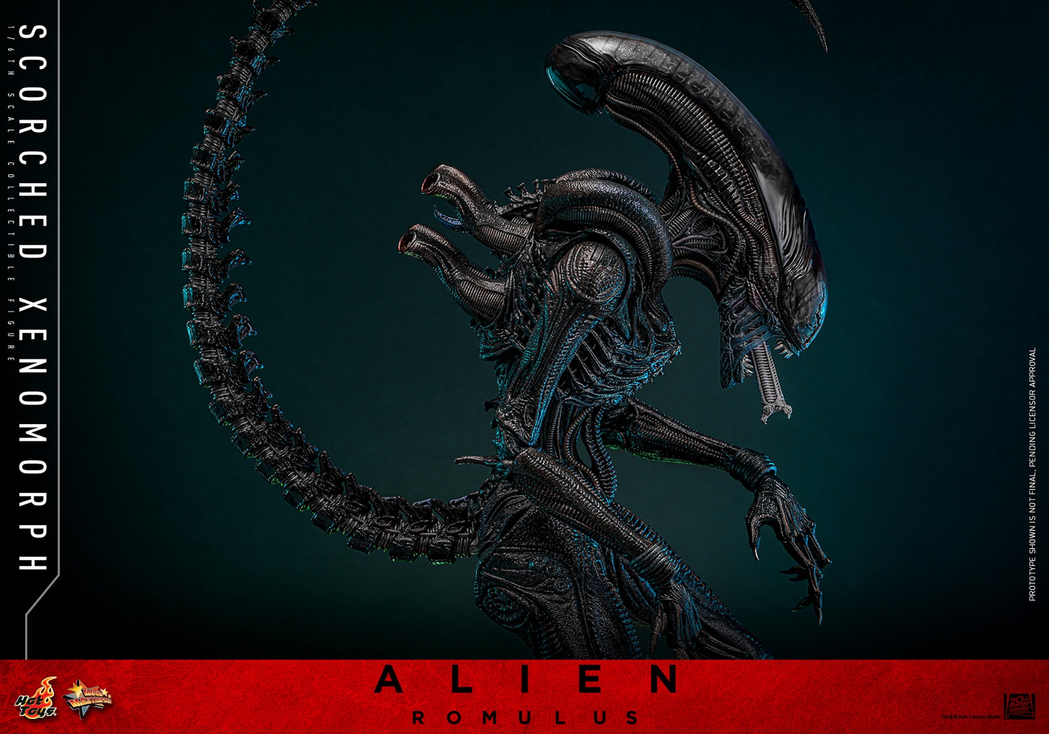 Hot Toys Movie Masterpiece Series: Alien Romulus - Scorched Xenomorph Escala 1/6