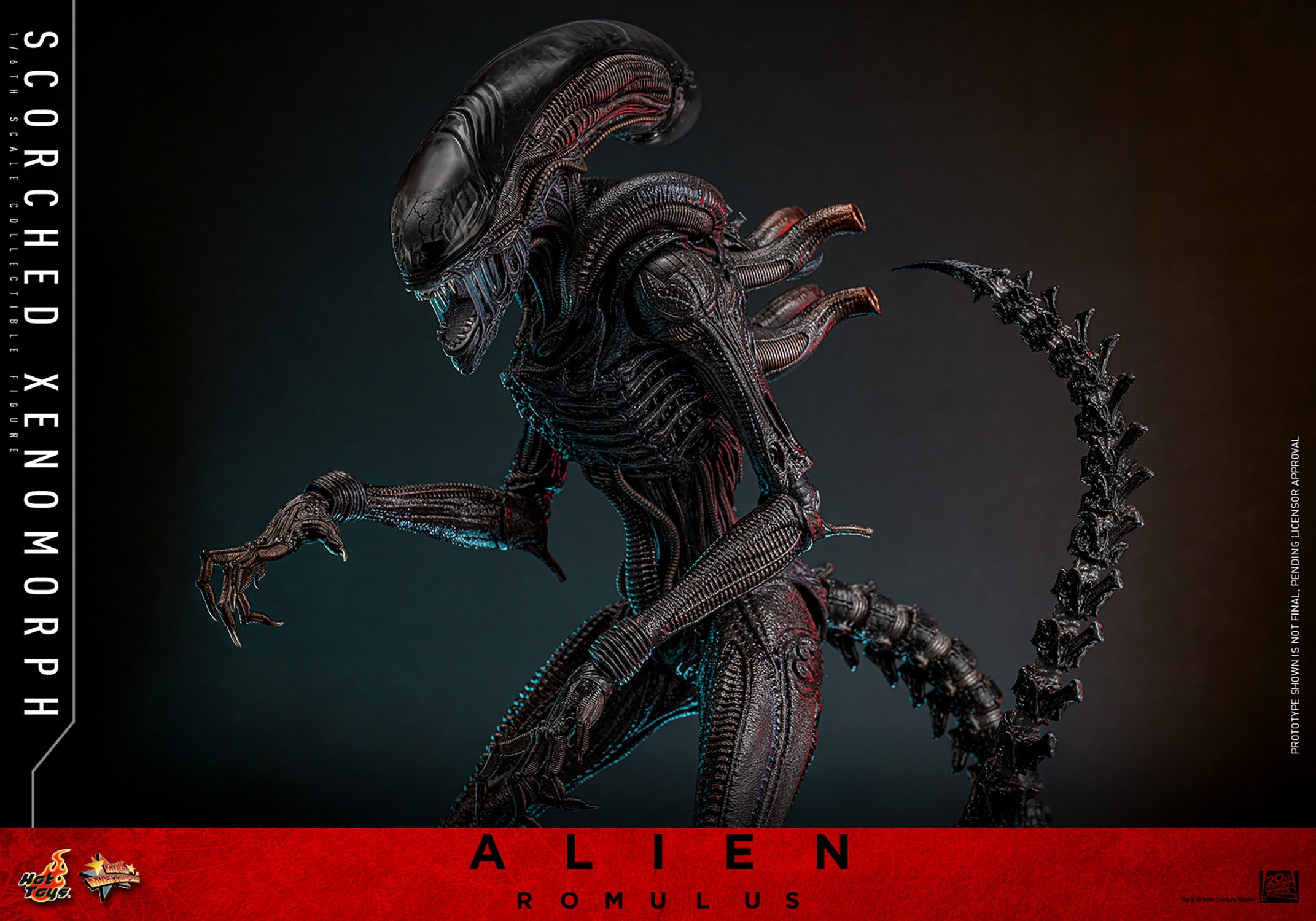 Hot Toys Movie Masterpiece Series: Alien Romulus - Scorched Xenomorph Escala 1/6