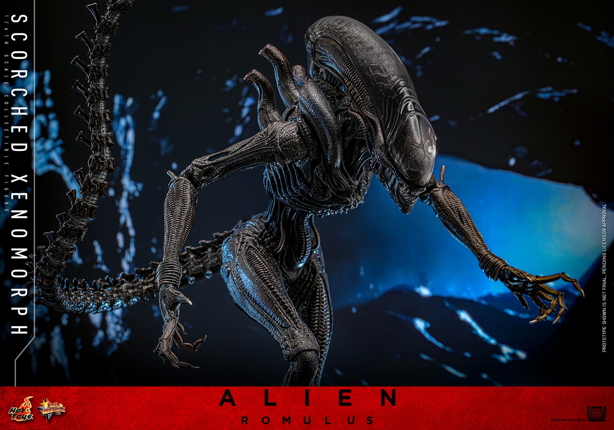 Hot Toys Movie Masterpiece Series: Alien Romulus - Scorched Xenomorph Escala 1/6