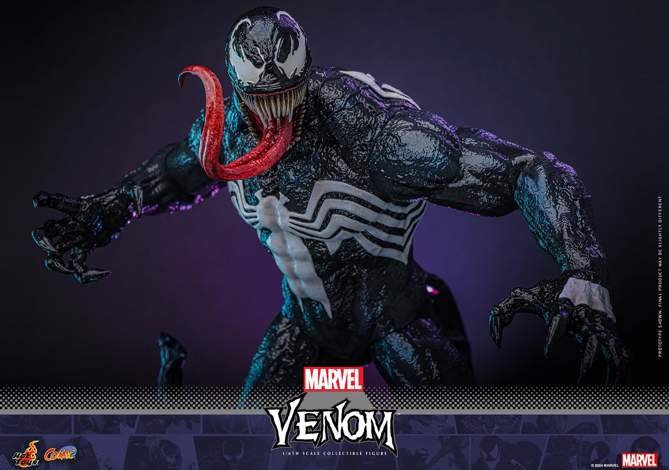 Hot Toys Comic Masterpiece Series: Marvel Comics - Venom Escala 1/6