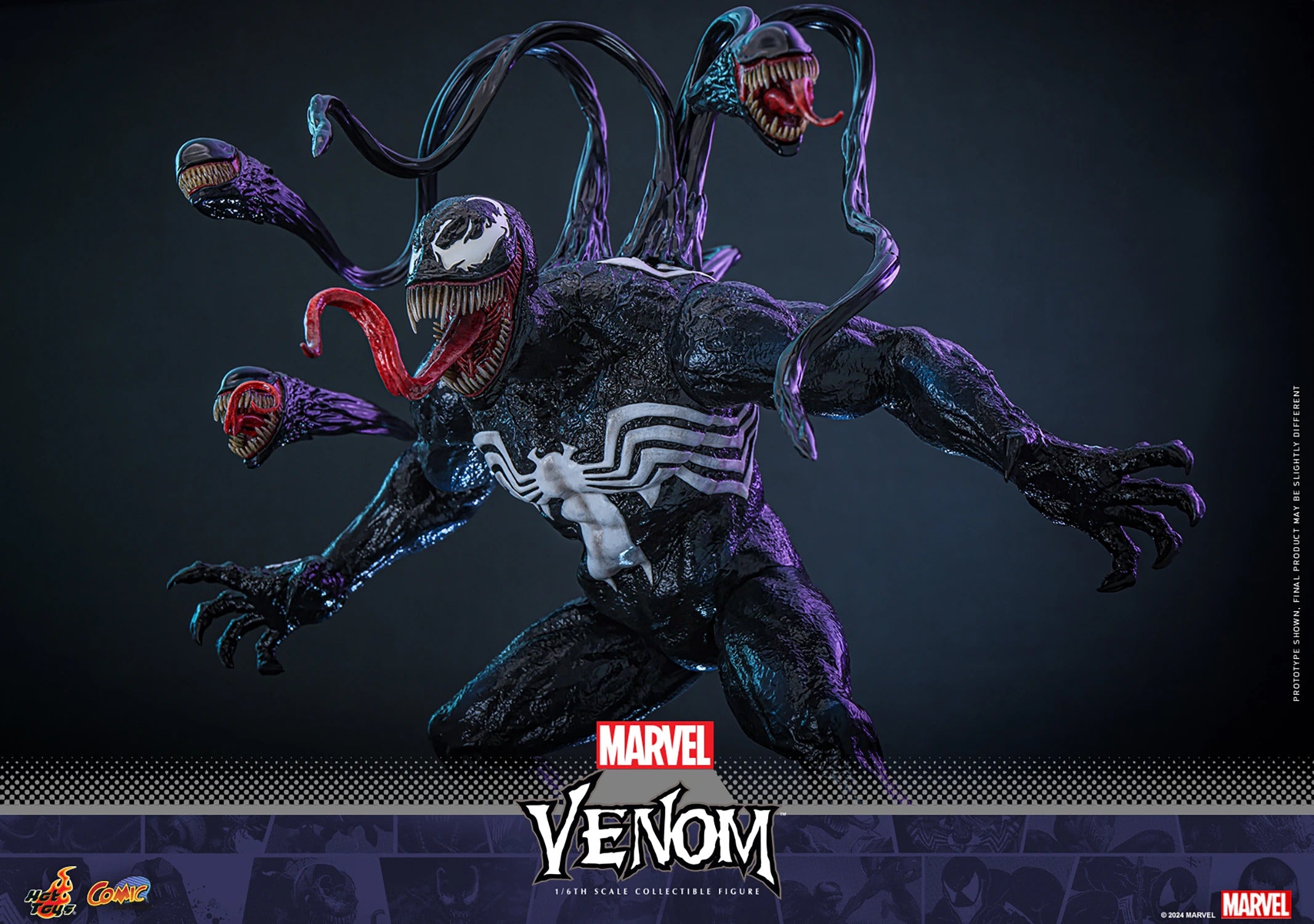 Hot Toys Comic Masterpiece Series: Marvel Comics - Venom Escala 1/6