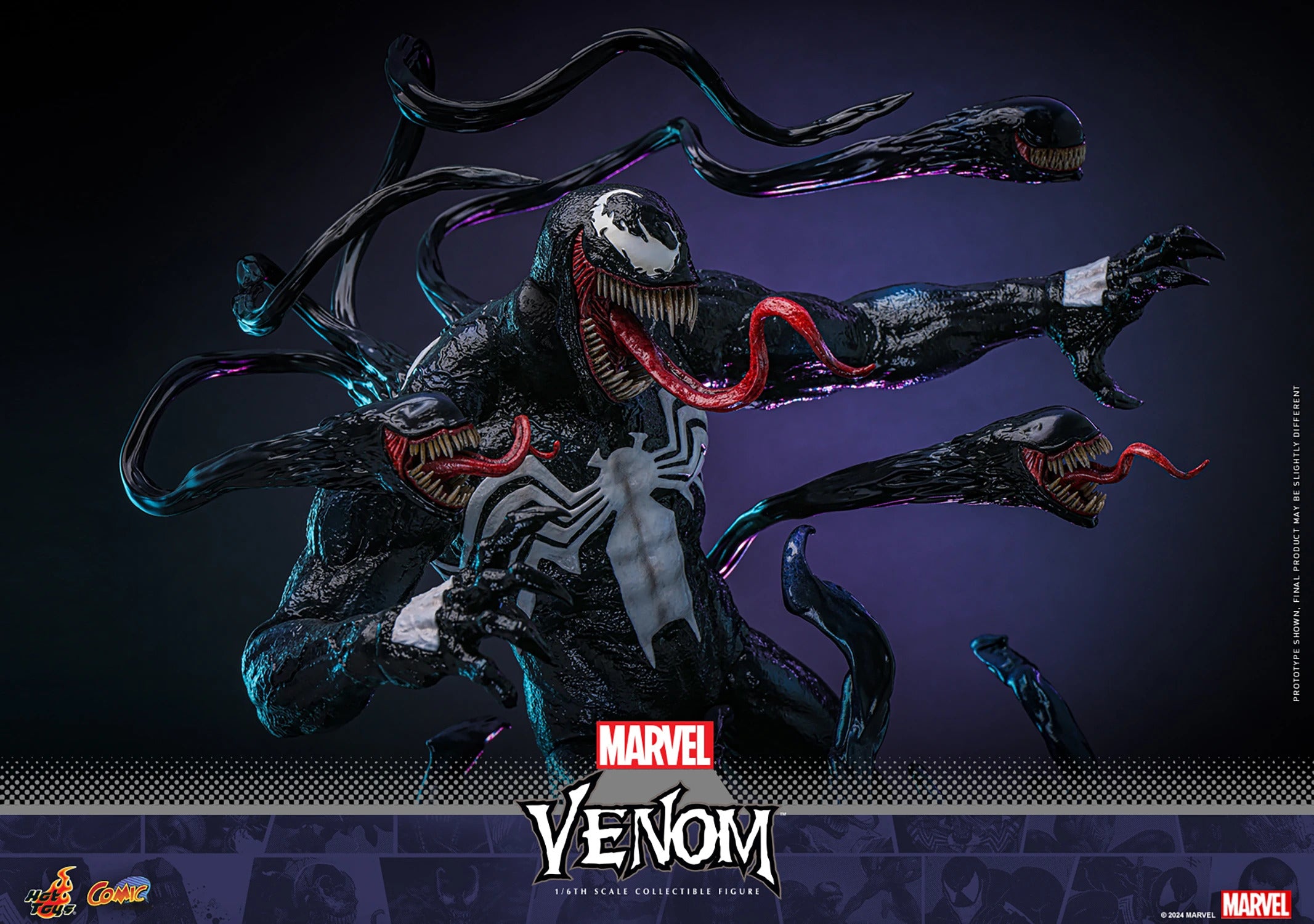 Hot Toys Comic Masterpiece Series: Marvel Comics - Venom Escala 1/6