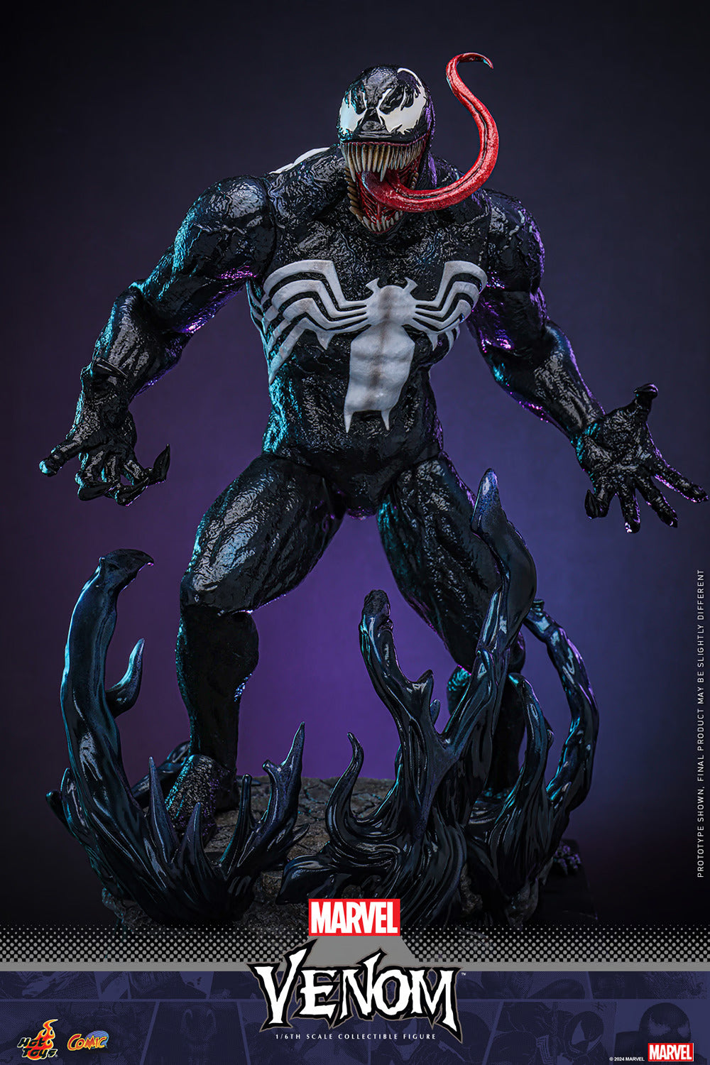 Hot Toys Comic Masterpiece Series: Marvel Comics - Venom Escala 1/6