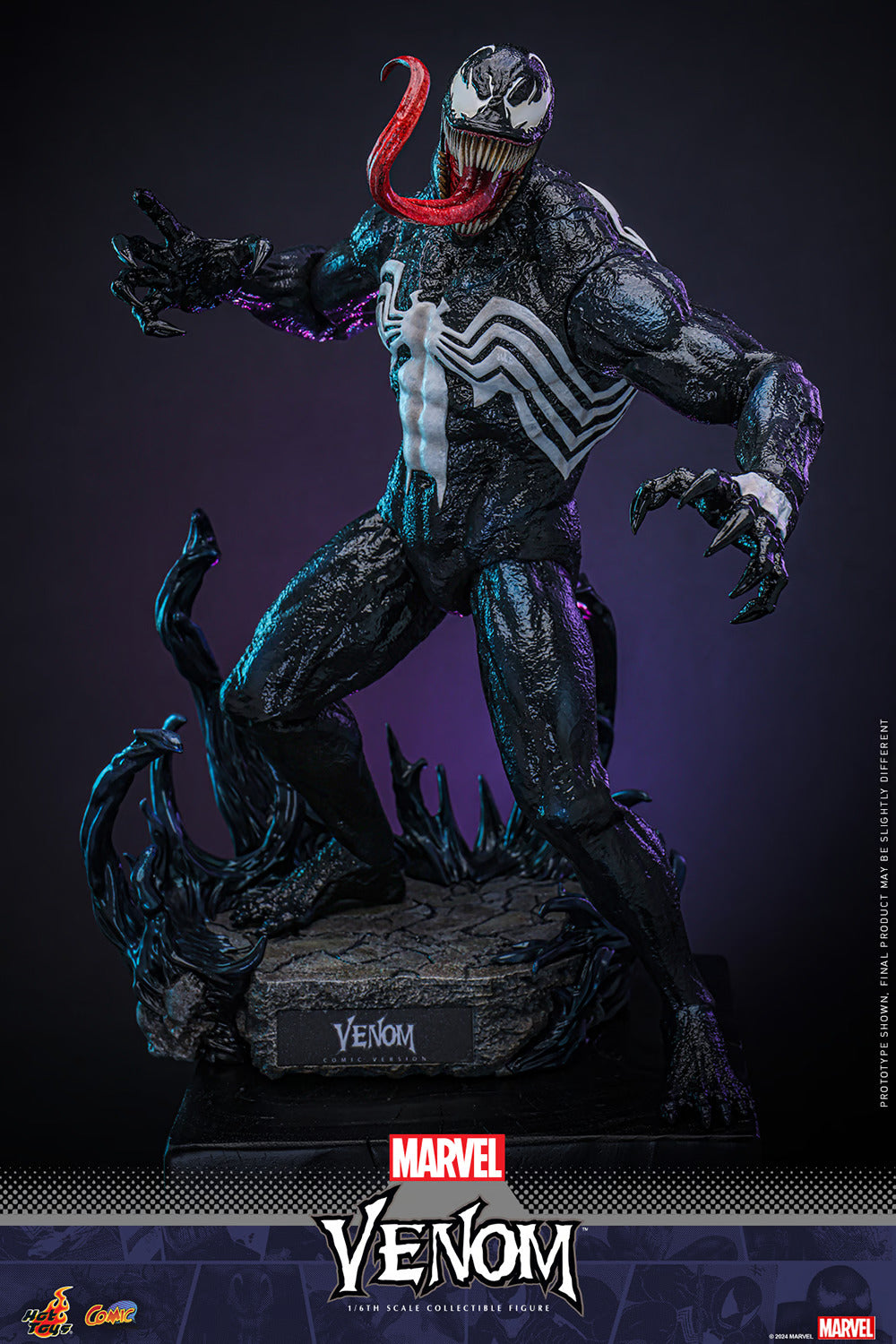 Hot Toys Comic Masterpiece Series: Marvel Comics - Venom Escala 1/6