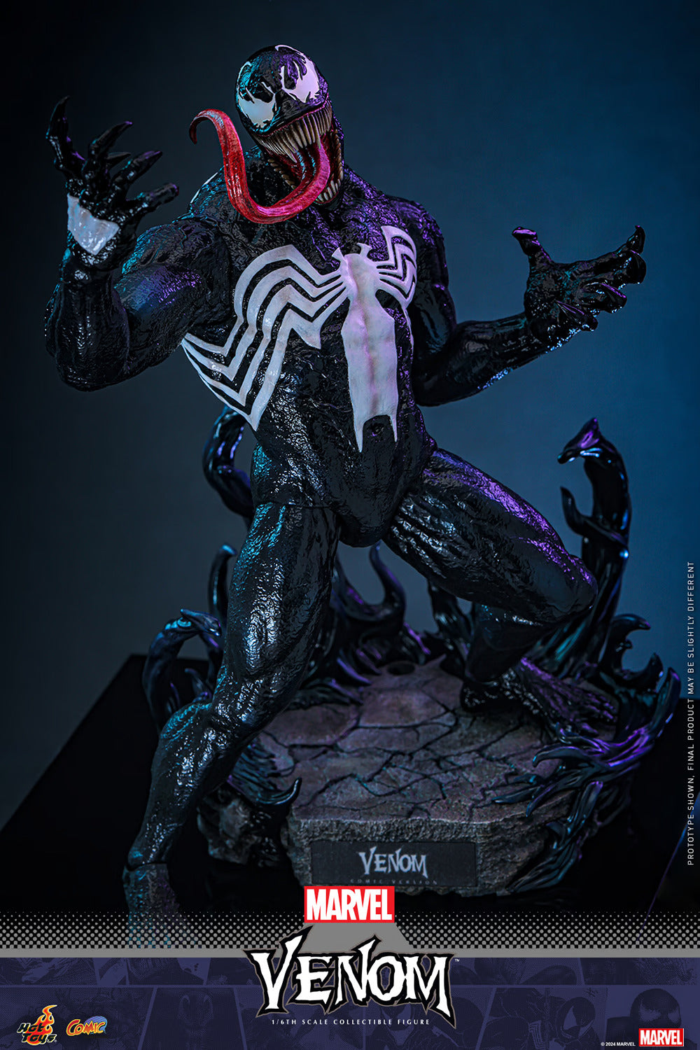 Hot Toys Comic Masterpiece Series: Marvel Comics - Venom Escala 1/6