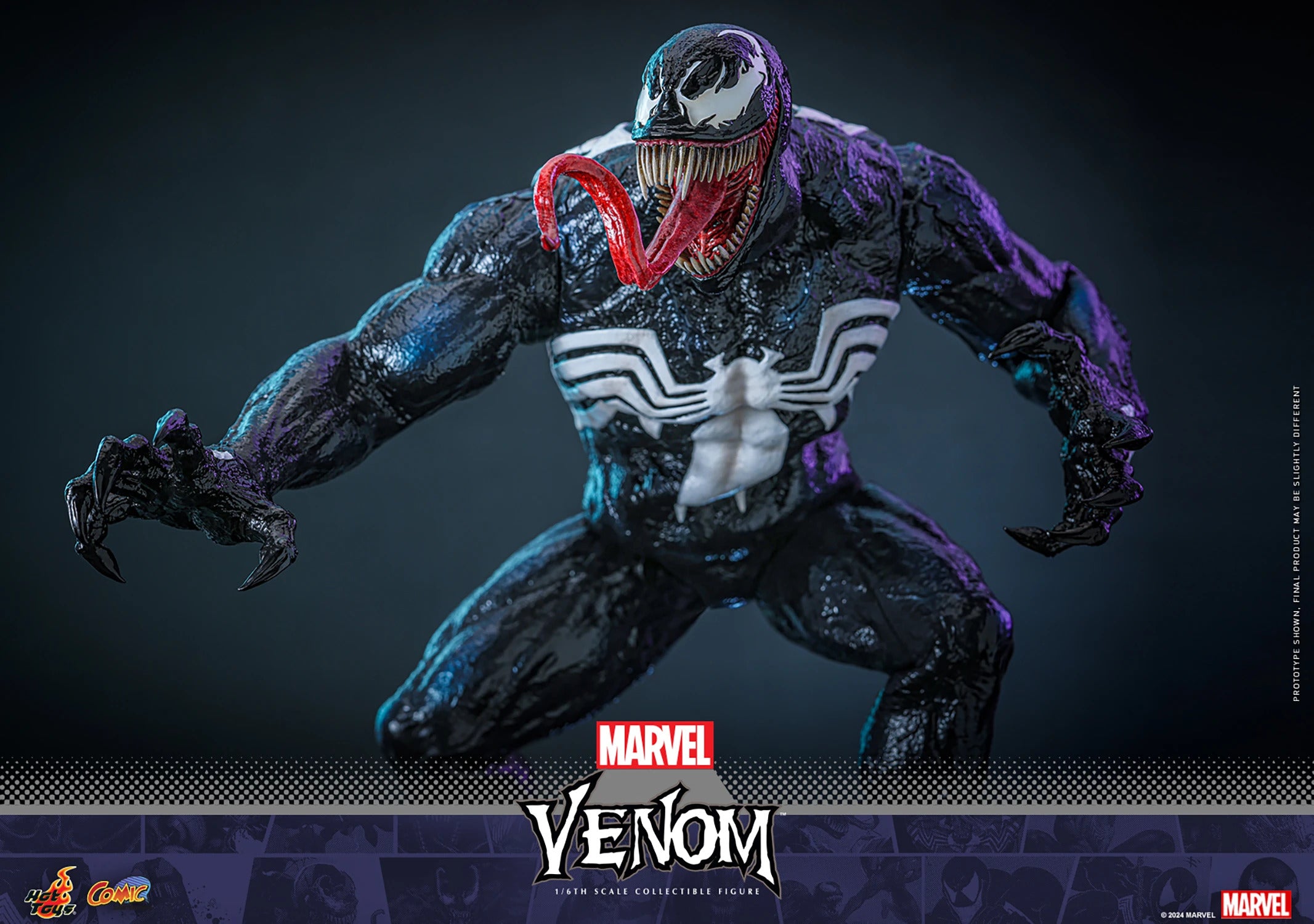 Hot Toys Comic Masterpiece Series: Marvel Comics - Venom Escala 1/6