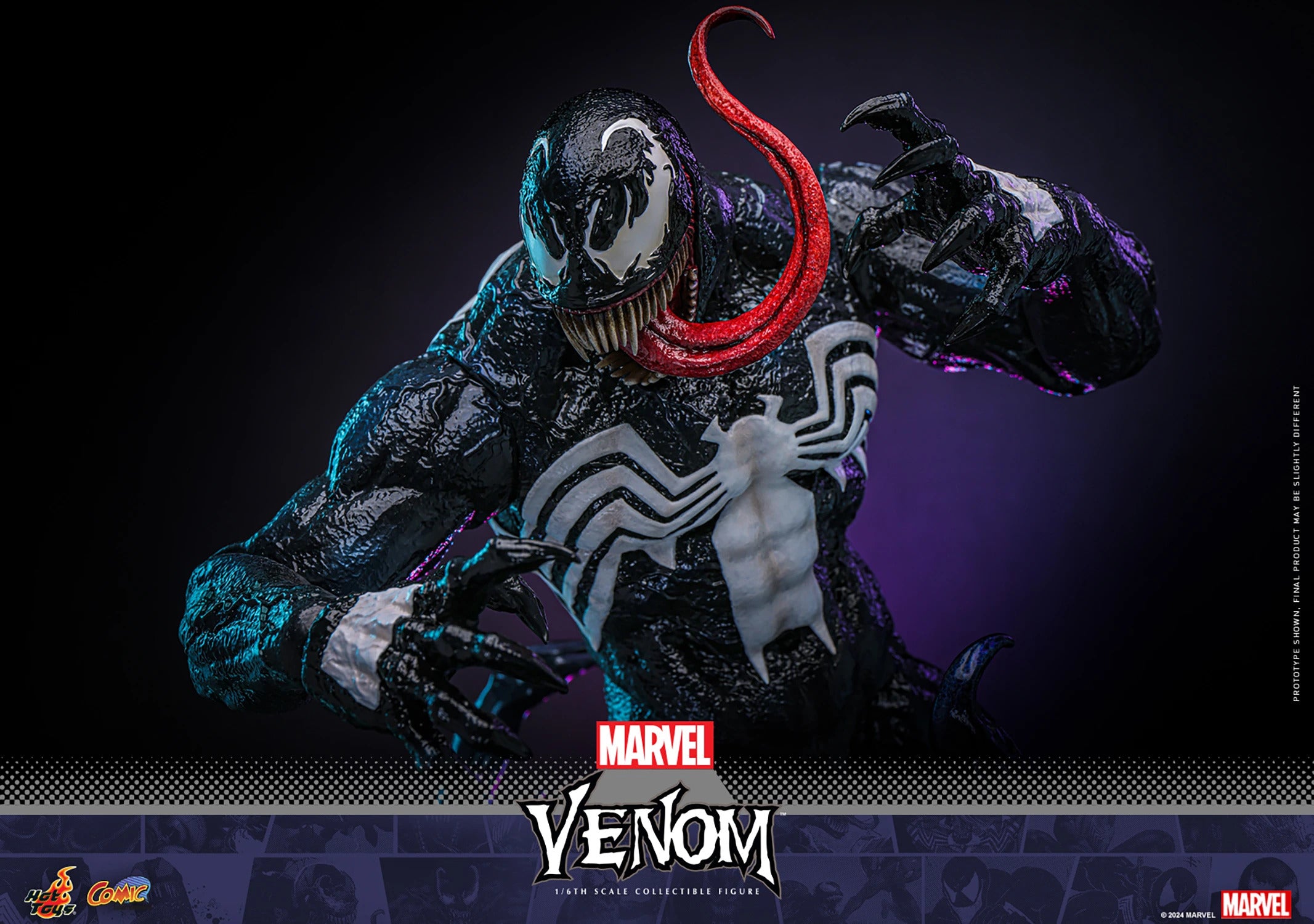 Hot Toys Comic Masterpiece Series: Marvel Comics - Venom Escala 1/6