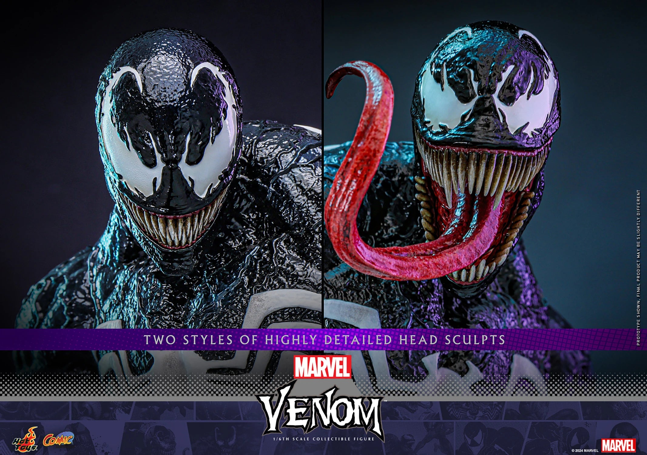 Hot Toys Comic Masterpiece Series: Marvel Comics - Venom Escala 1/6