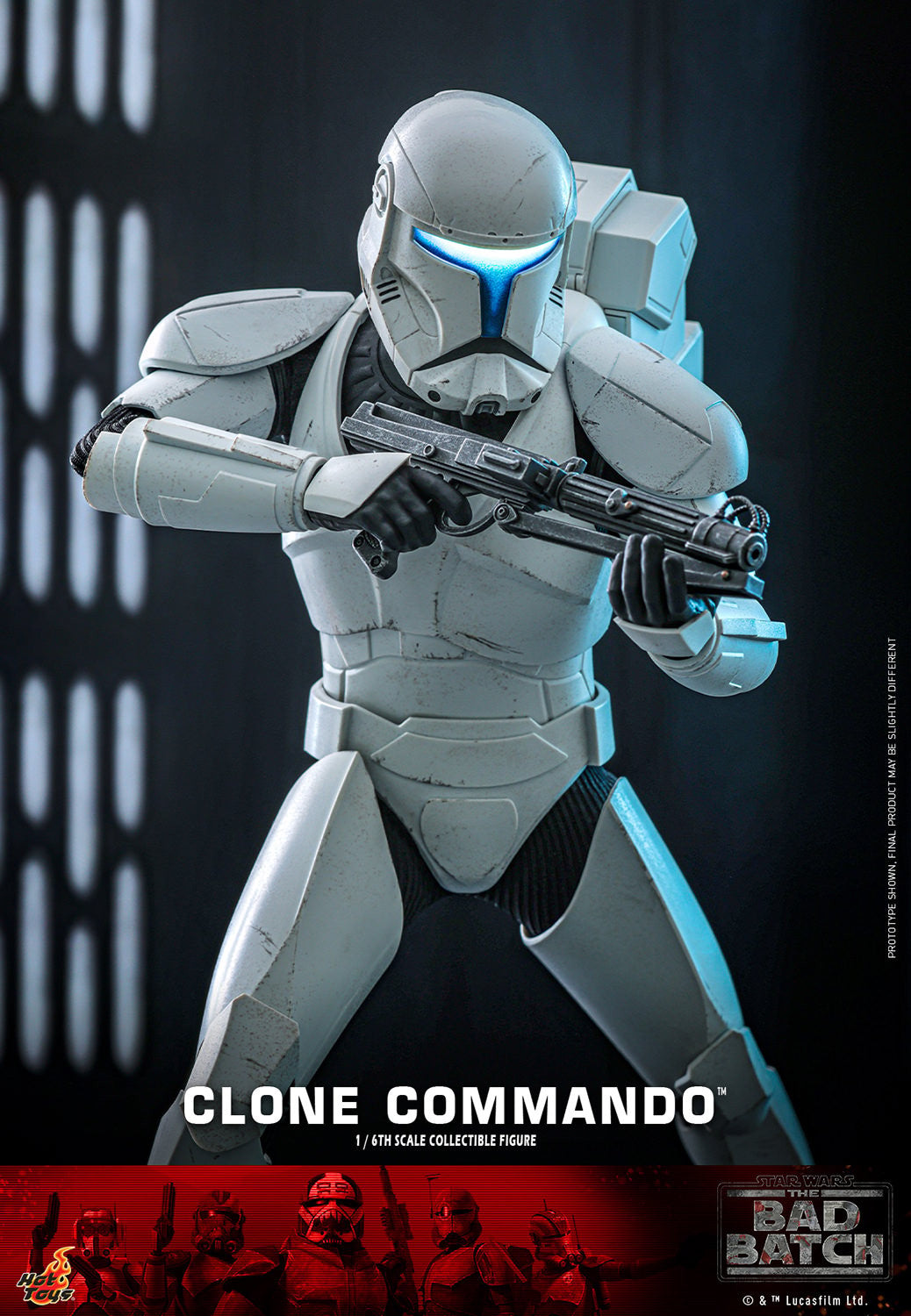 Hot Toys Television Masterpiece Series: Star Wars The Bad Batch - Clone Commando Escala 1/6