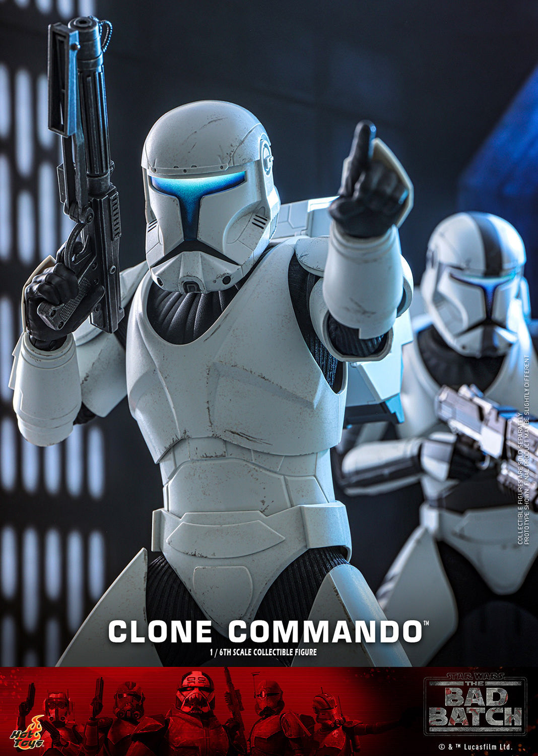 Hot Toys Television Masterpiece Series: Star Wars The Bad Batch - Clone Commando Escala 1/6