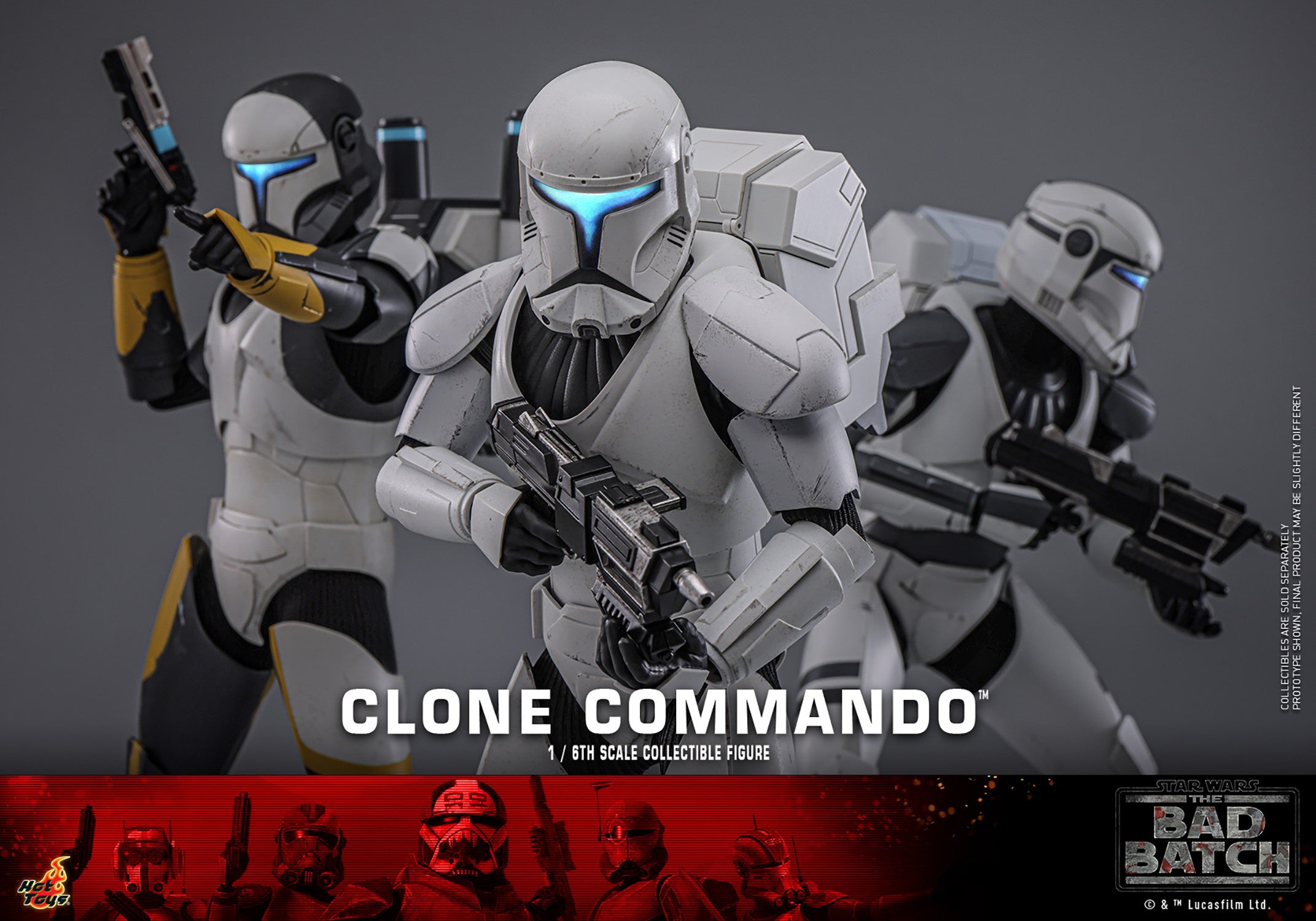 Hot Toys Television Masterpiece Series: Star Wars The Bad Batch - Clone Commando Escala 1/6