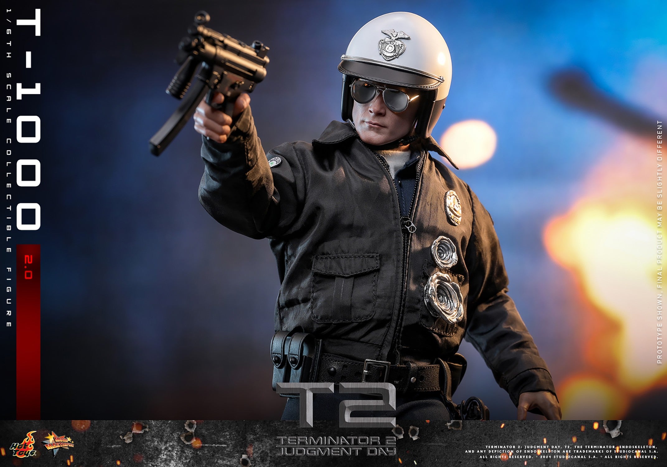 Hot Toys Movie Masterpiece Series: Terminator 2 El Juicio Final - T 1000 Escala 1/6