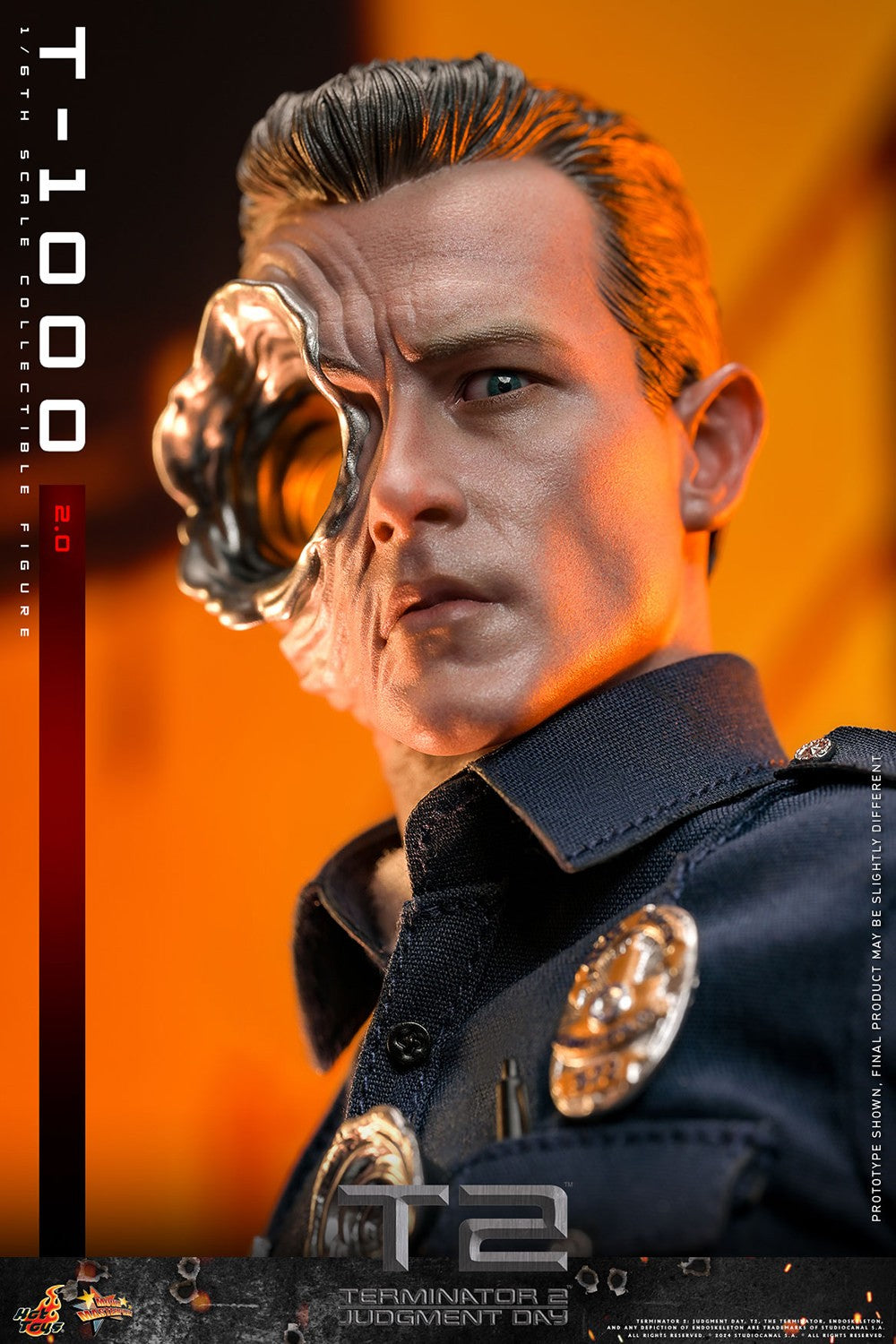 Hot Toys Movie Masterpiece Series: Terminator 2 El Juicio Final - T 1000 Escala 1/6