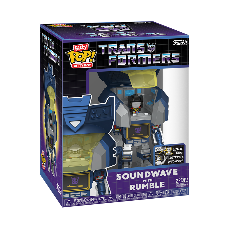 Funko Bitty Bots: Transformers - Soundwave Con Rumble