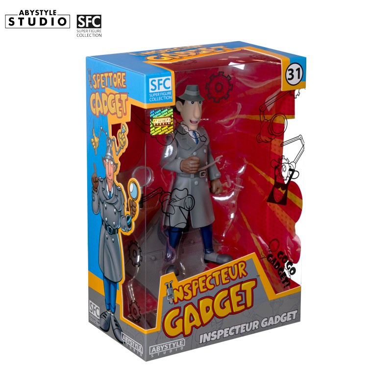 ABYStyle Super Figure Collection: Inspector Gadget - Inspector Gadget Con Lupa Escala 1/10