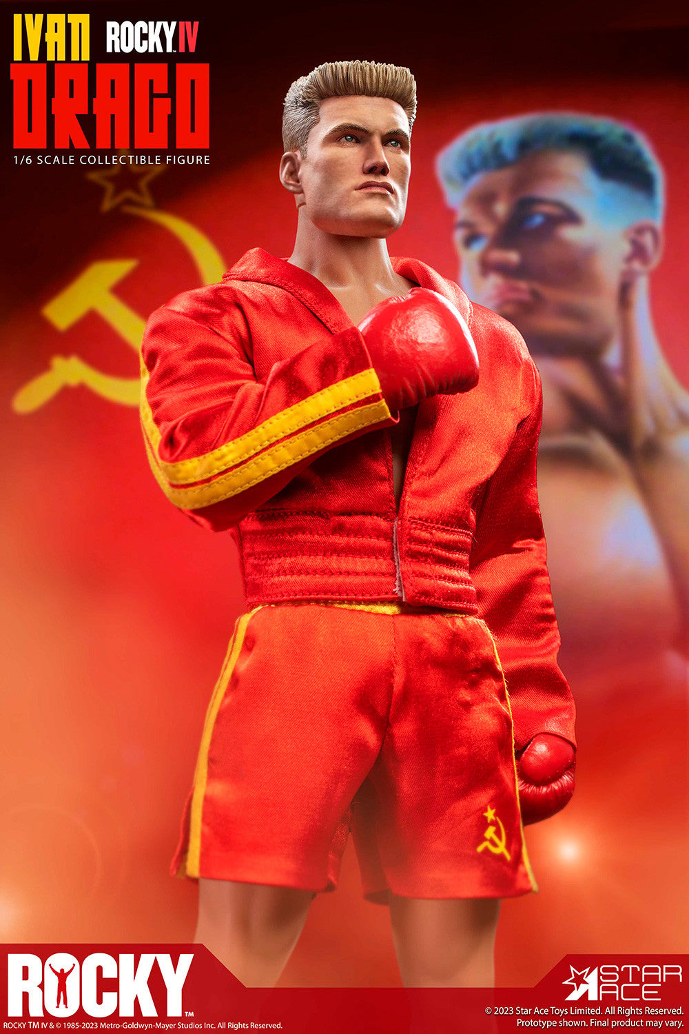 Star Ace Toys Collectible Figure: Rocky IV - Ivan Drago Deluxe Escala 1/6