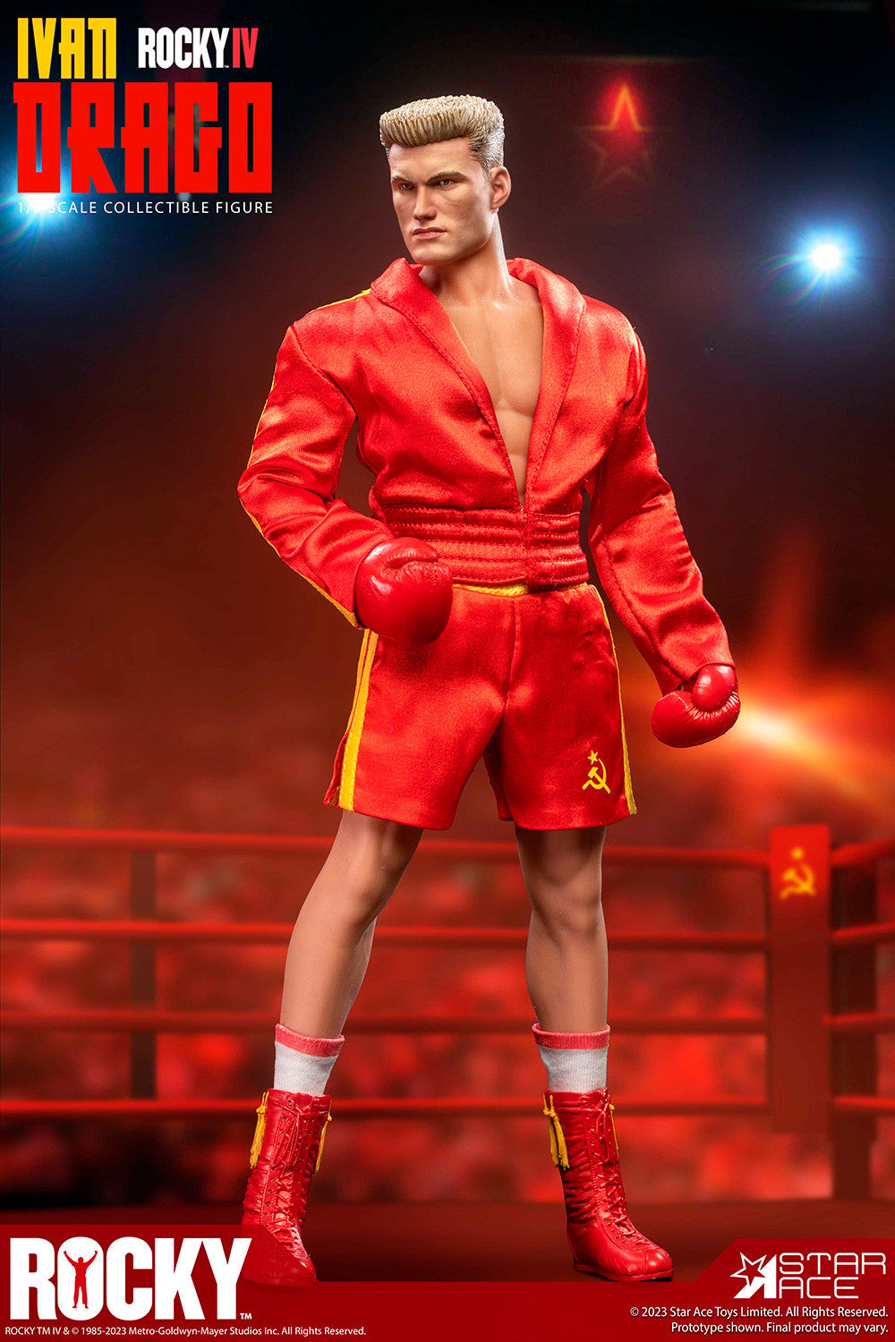 Star Ace Toys Collectible Figure: Rocky IV - Ivan Drago Deluxe Escala 1/6