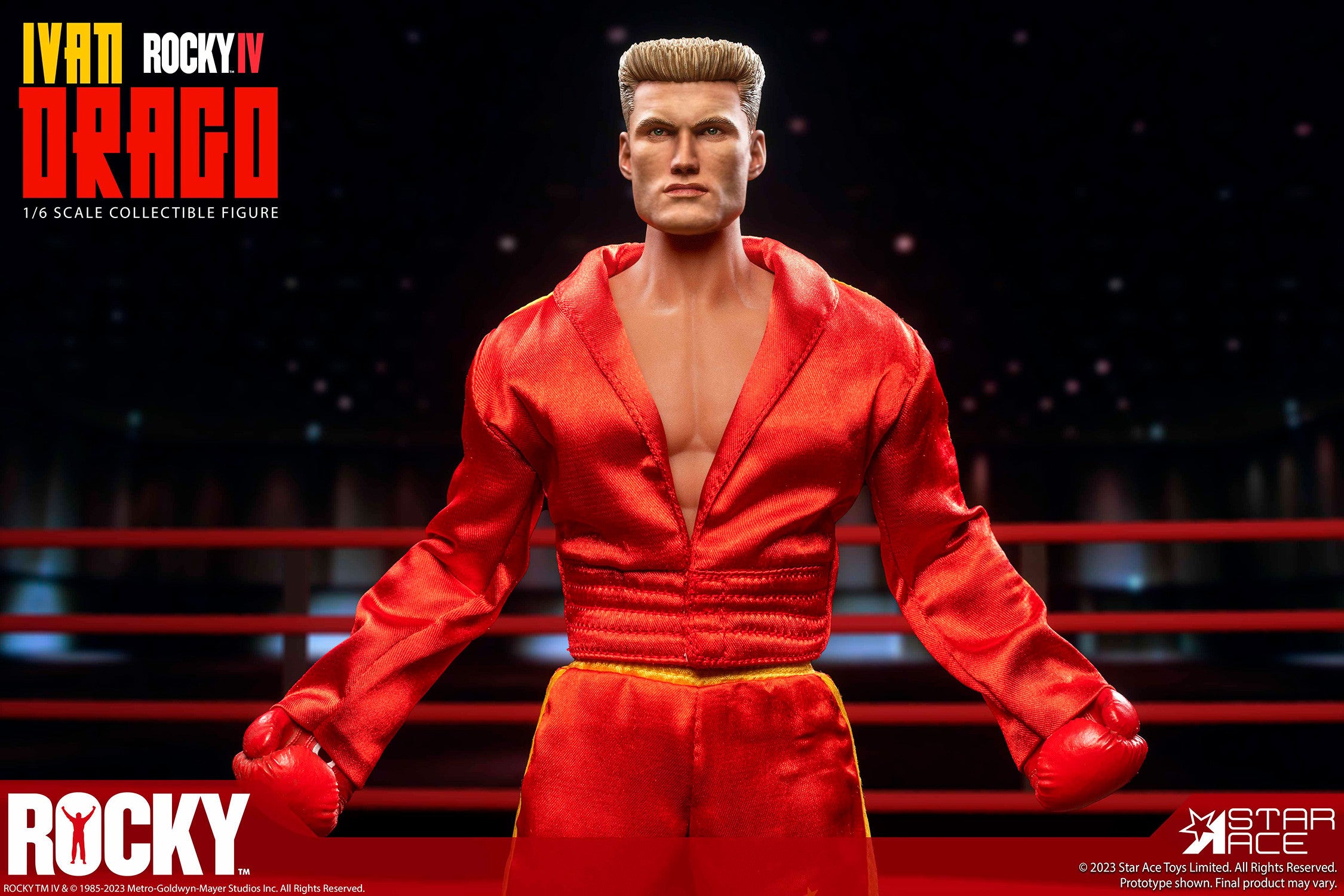 Star Ace Toys Collectible Figure: Rocky IV - Ivan Drago Deluxe Escala 1/6