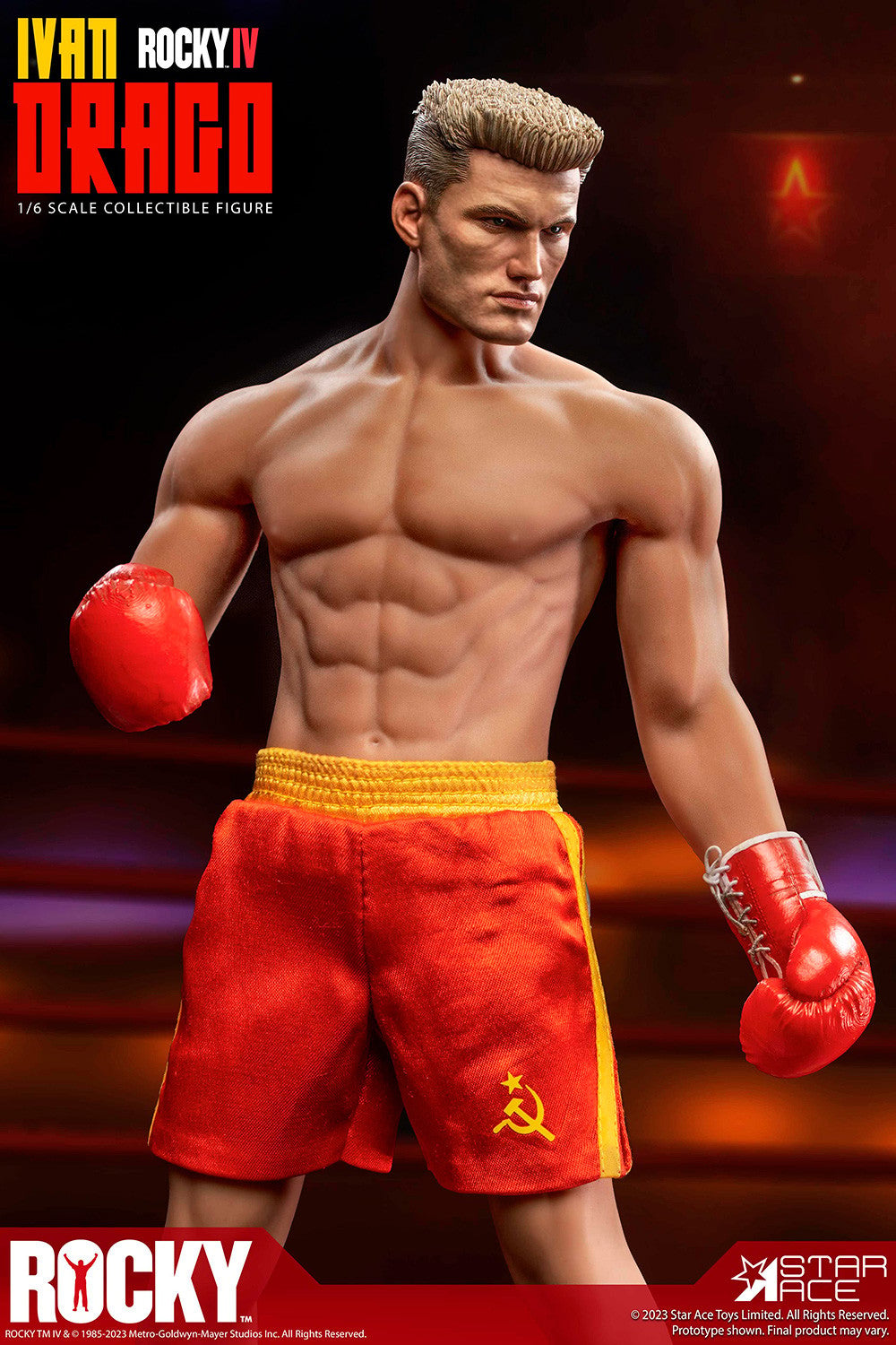 Star Ace Toys Collectible Figure: Rocky IV - Ivan Drago Deluxe Escala 1/6