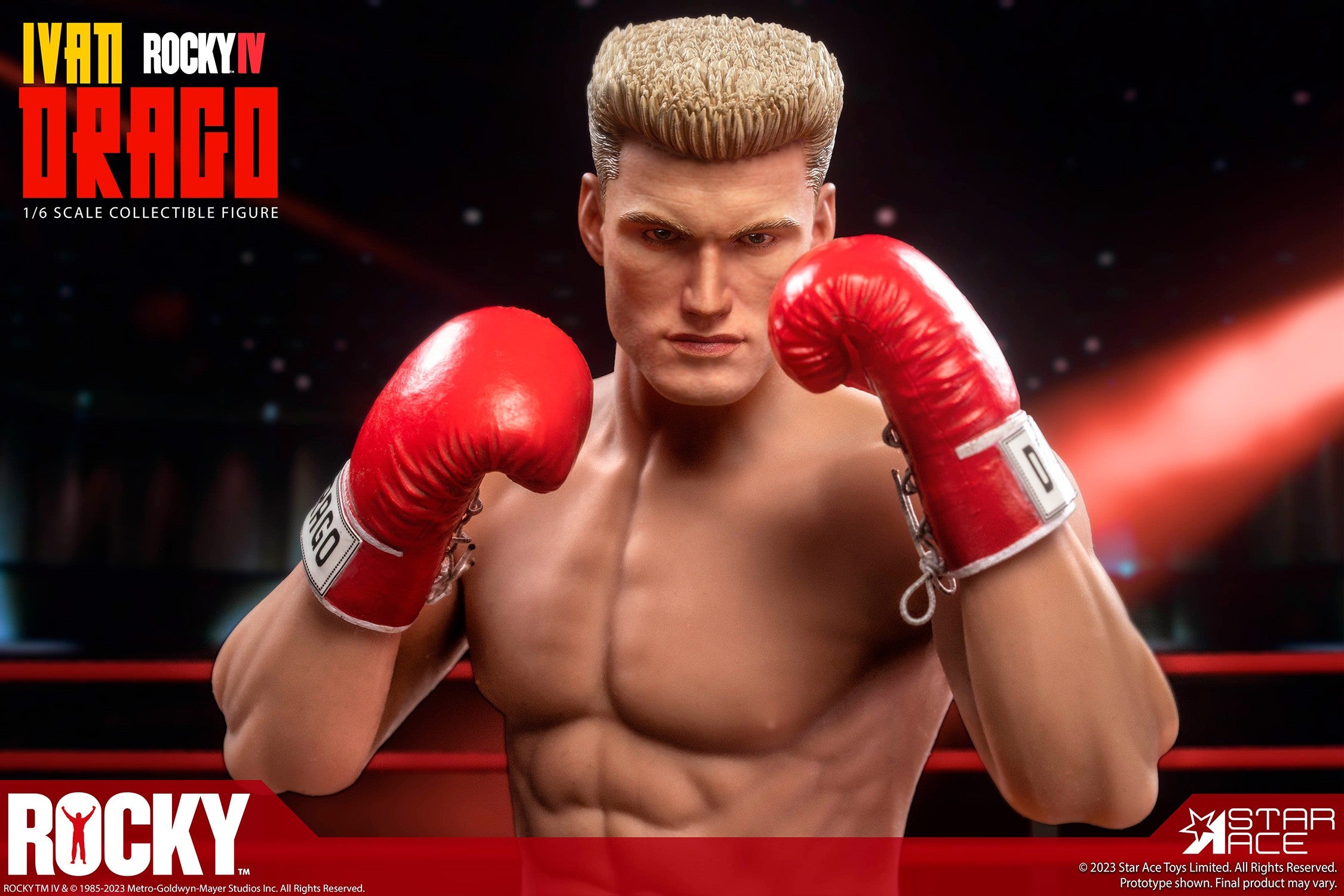 Star Ace Toys Collectible Figure: Rocky IV - Ivan Drago Deluxe Escala 1/6