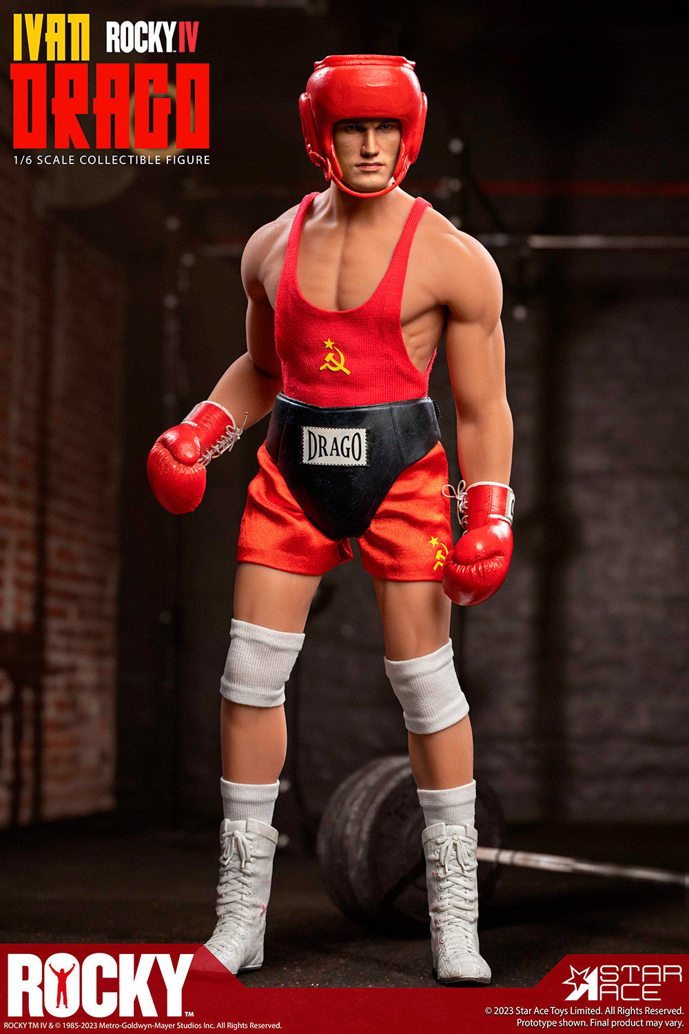 Star Ace Toys Collectible Figure: Rocky IV - Ivan Drago Deluxe Escala 1/6