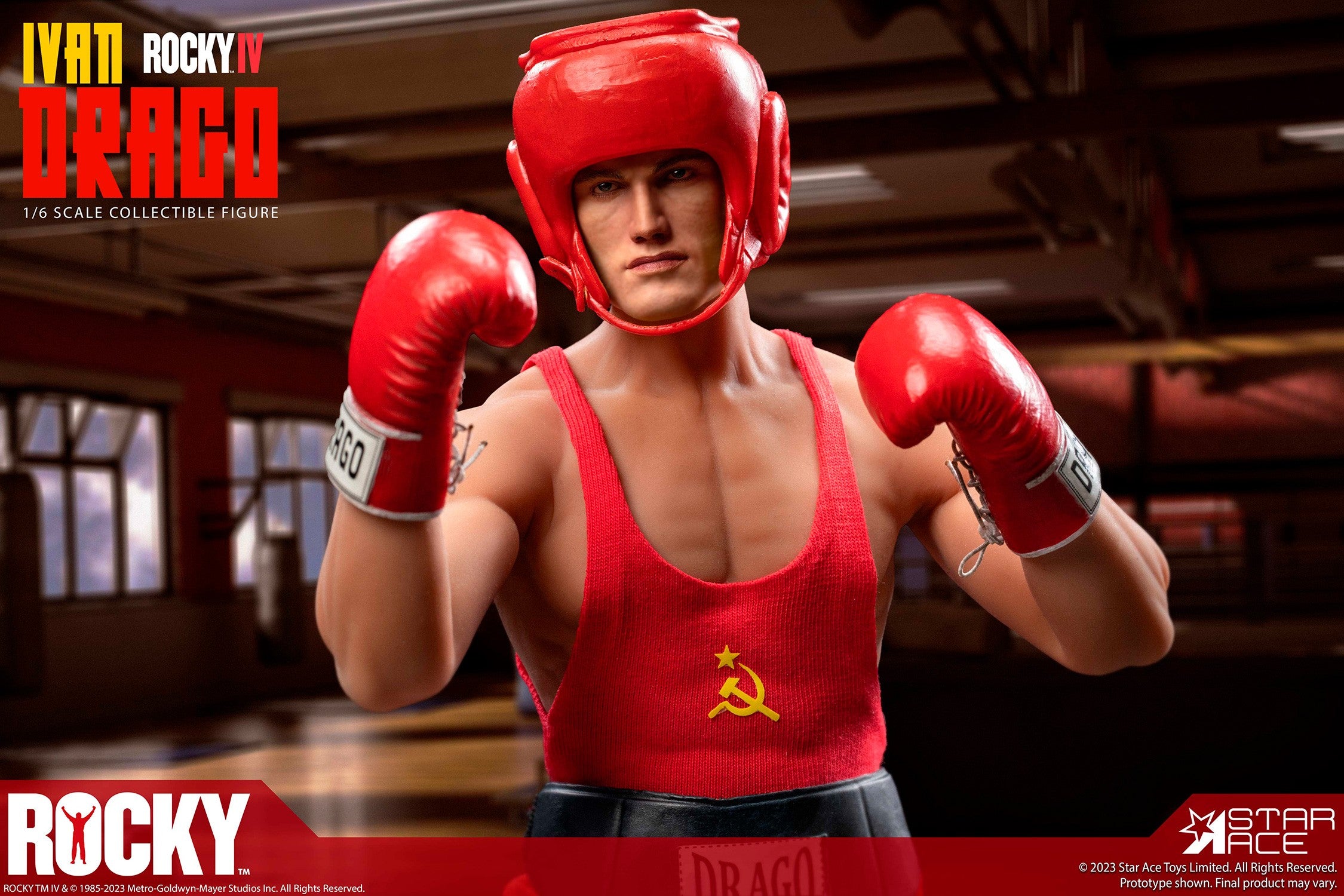 Star Ace Toys Collectible Figure: Rocky IV - Ivan Drago Deluxe Escala 1/6