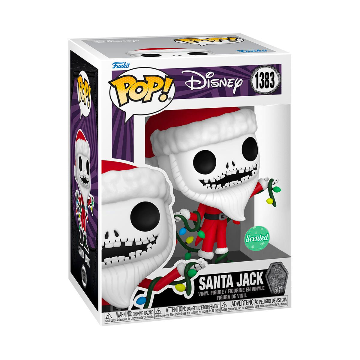 Funko Pop Disney: Mundo De Jack 30 Aniversario - Santa Jack Scented Exclusivo