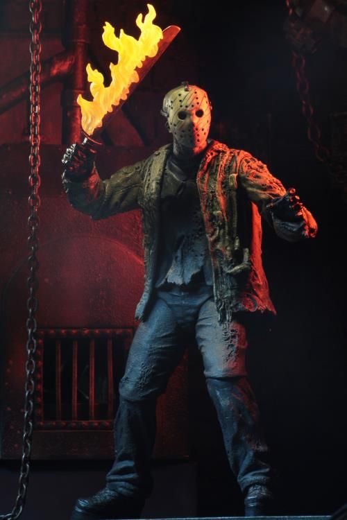 NECA Figura de Accion Ultimate: Freddy vs Jason - Jason 7 Pulgadas