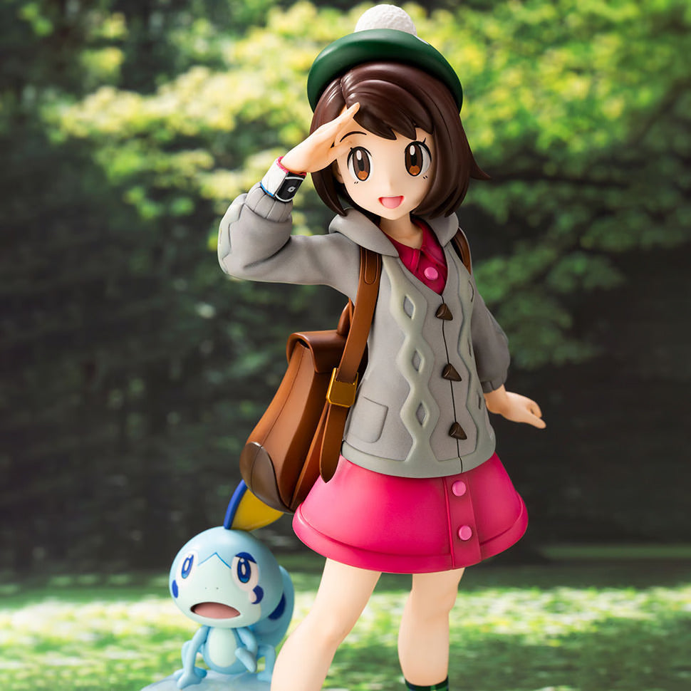 Kotobukiya ARTFX J: Pokemon Sword & Shield - Gloria con Sobble Escala 1/8