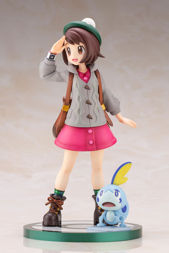 Kotobukiya ARTFX J: Pokemon Sword & Shield - Gloria con Sobble Escala 1/8