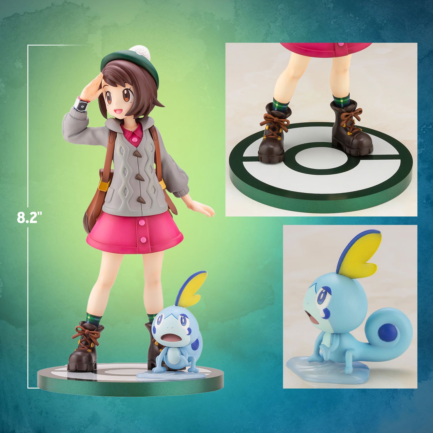 Kotobukiya ARTFX J: Pokemon Sword & Shield - Gloria con Sobble Escala 1/8