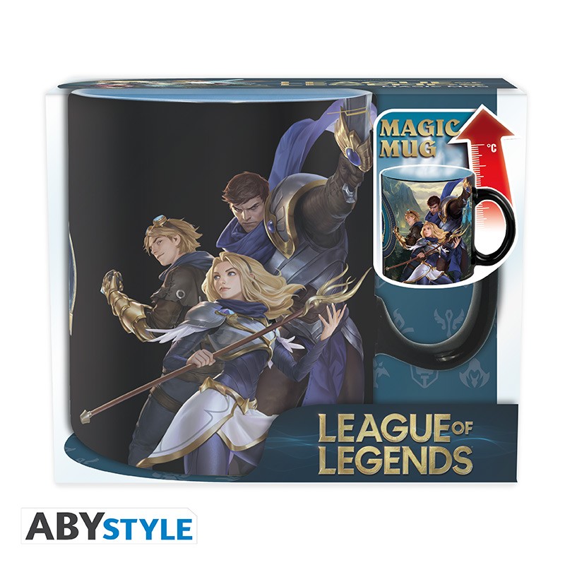 ABYStyle Taza De Ceramica Termocromatica: League Of Legends - Campeones 460 ml