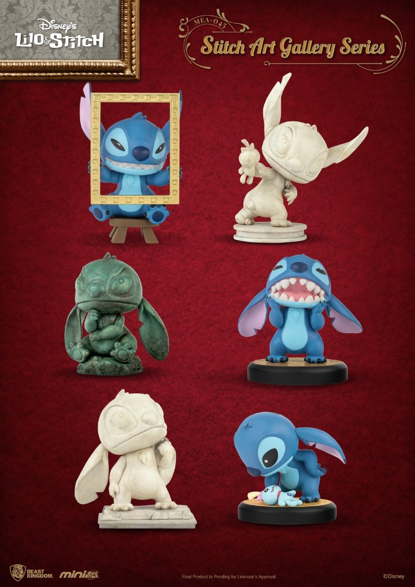 Beast Kingdom Mini Egg Attack: Disney Stitch Art Gallery - Stitch Pensando MEA-045E