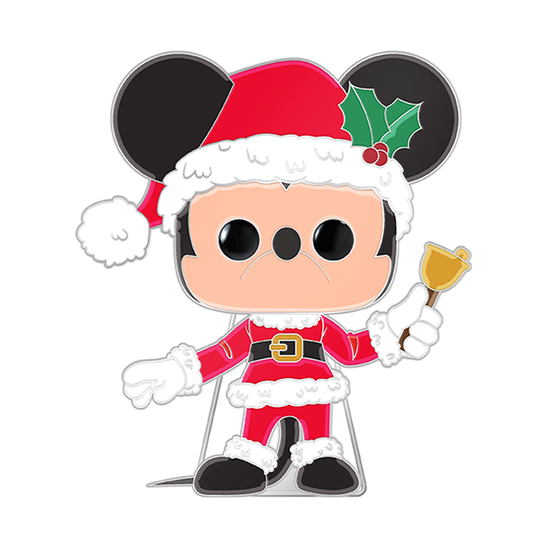 Funko Pop Pin: Disney Holiday - Mickey Mouse Glow Pin Esmaltado