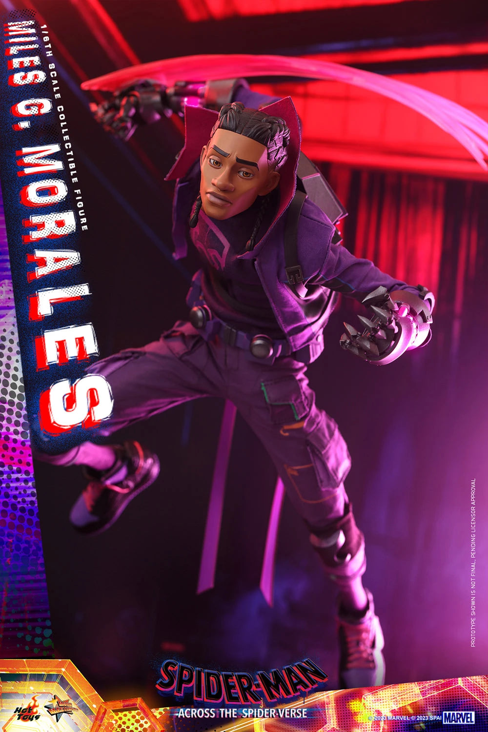 Hot Toys Movie Masterpiece Series: Marvel Spiderman Across The SpiderVerse - Miles G Morales Escala 1/6