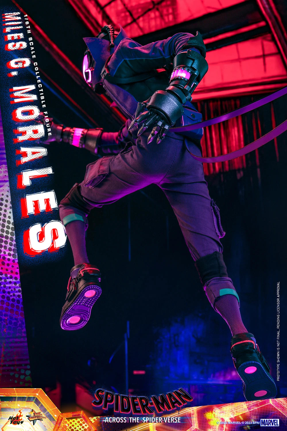 Hot Toys Movie Masterpiece Series: Marvel Spiderman Across The SpiderVerse - Miles G Morales Escala 1/6