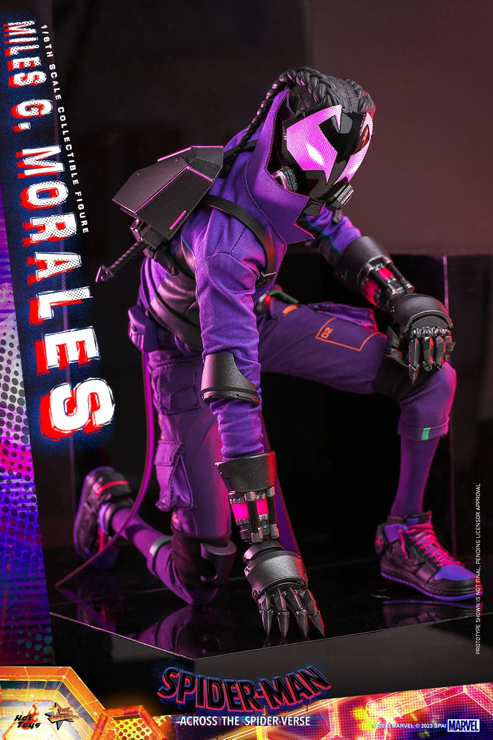 Hot Toys Movie Masterpiece Series: Marvel Spiderman Across The SpiderVerse - Miles G Morales Escala 1/6