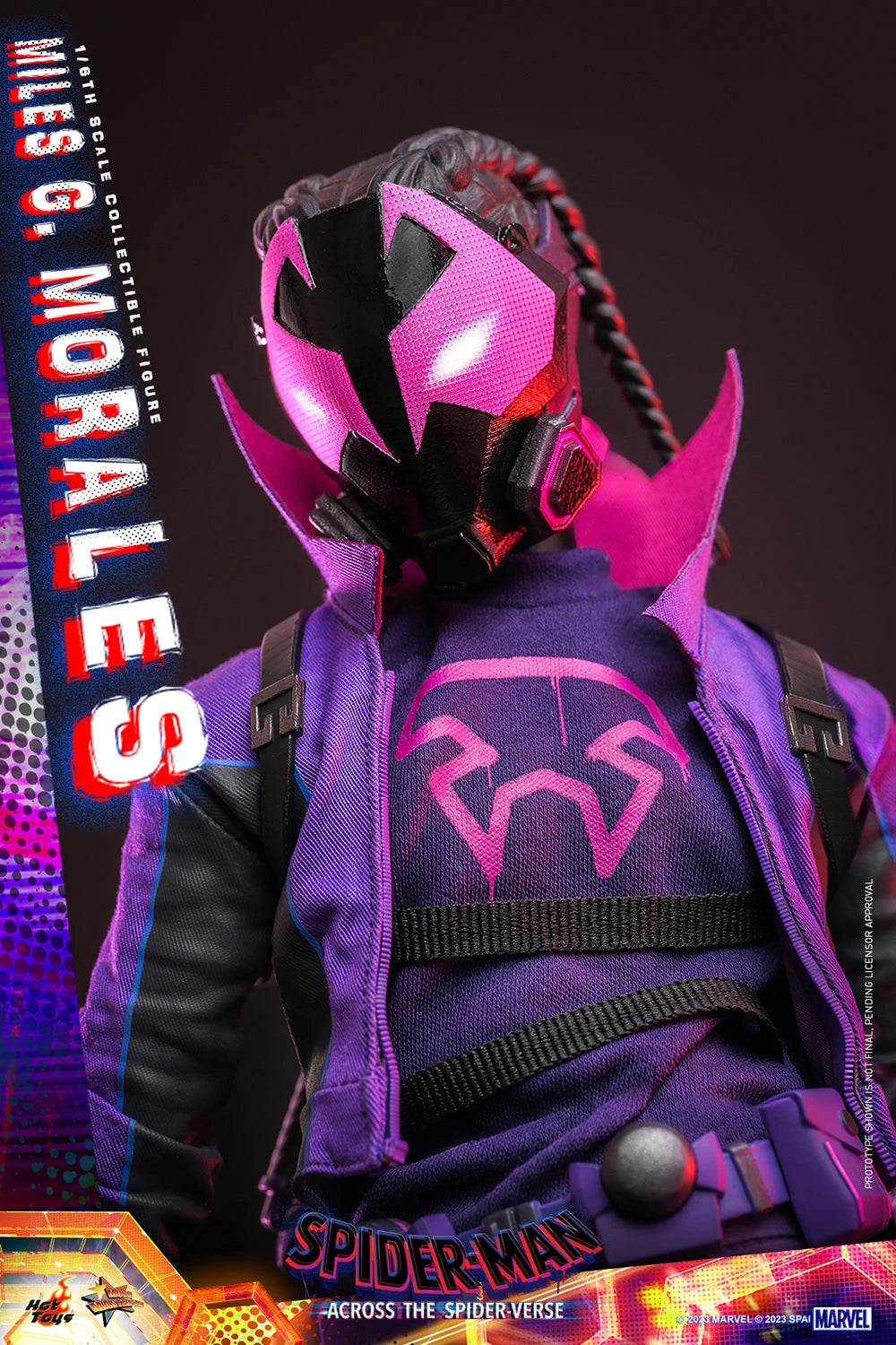 Hot Toys Movie Masterpiece Series: Marvel Spiderman Across The SpiderVerse - Miles G Morales Escala 1/6