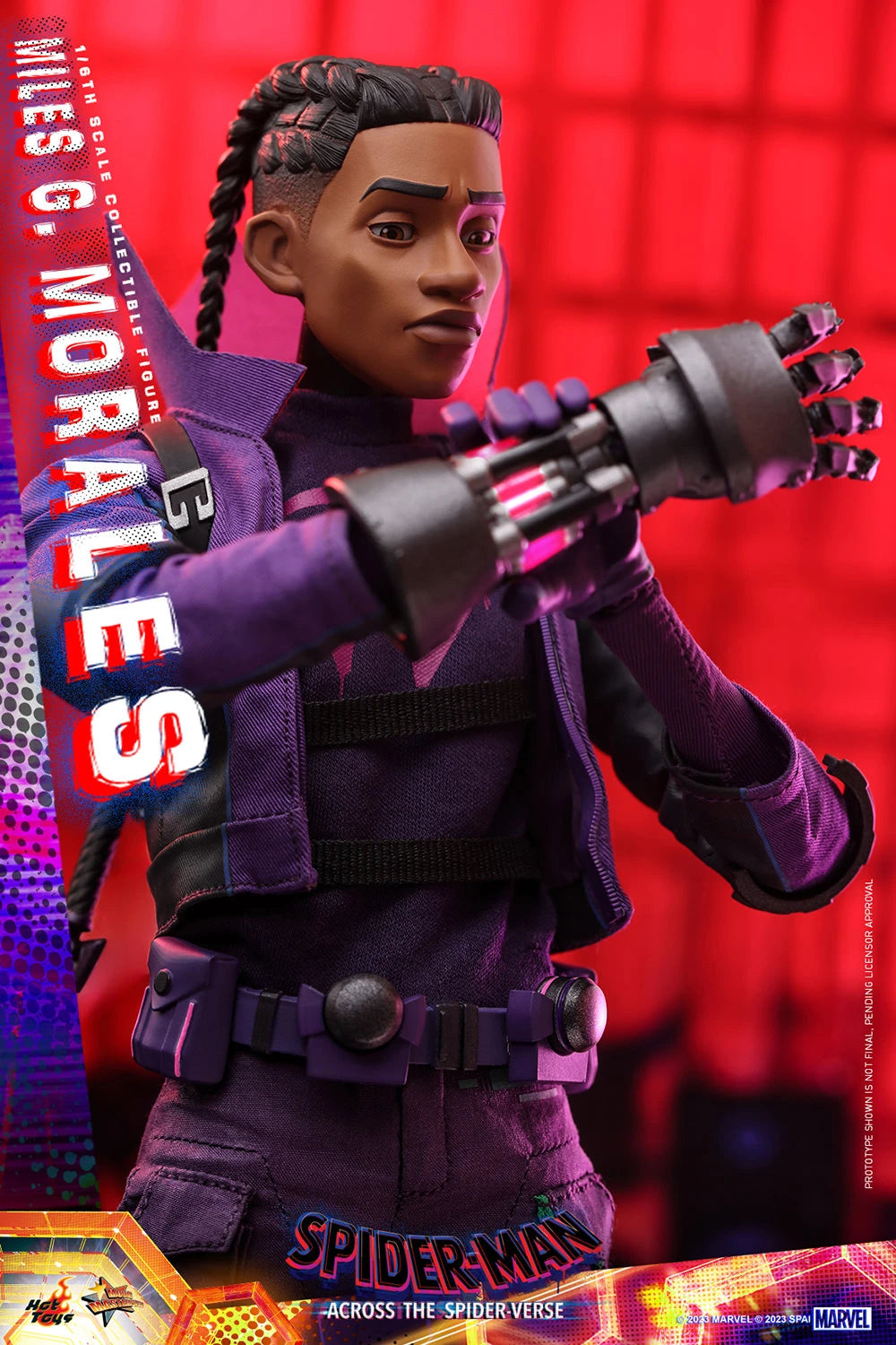 Hot Toys Movie Masterpiece Series: Marvel Spiderman Across The SpiderVerse - Miles G Morales Escala 1/6