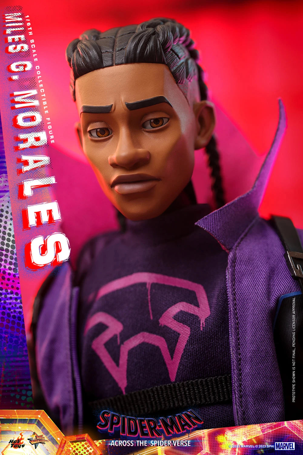 Hot Toys Movie Masterpiece Series: Marvel Spiderman Across The SpiderVerse - Miles G Morales Escala 1/6