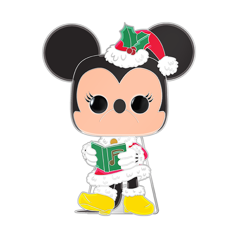 Funko Pop Pin: Disney Holiday - Minnie Mouse Glow Pin Esmaltado