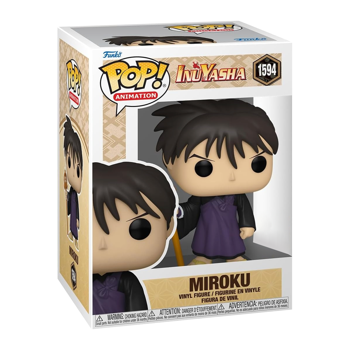 Funko Pop Animation: Inuyasha - Miroku Exclusivo