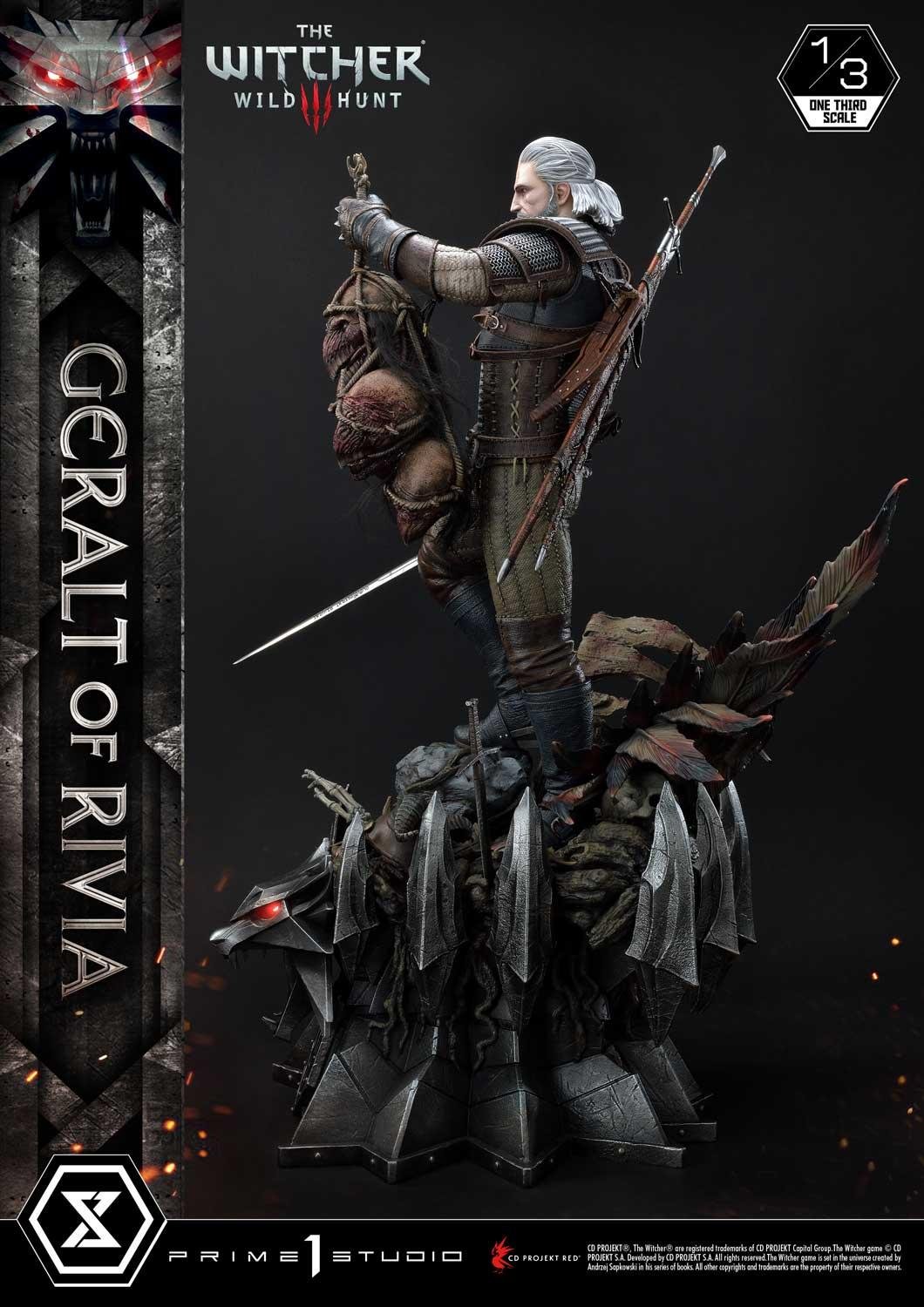 Prime 1 Studios Museum Masterline: The Witcher3 - Wild Hunt Geralt Of Rivia Escala 1/3